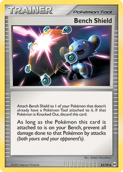Bench Shield Pokémon card, number 83