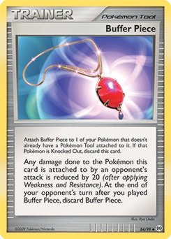 Buffer Piece Pokémon card, number 84