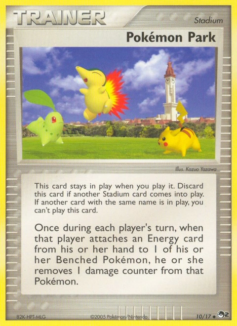 Pokémon Park Pokémon card from POP Series 2, number 10 (Standard print)