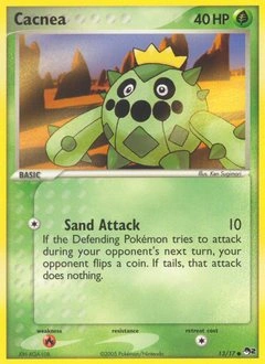 Cacnea Pokémon card, number 13