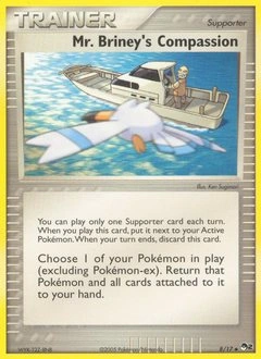 Mr. Briney's Compassion Pokémon card, number 8