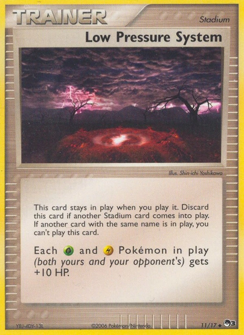 Low Pressure System Pokémon card from POP Series 3, number 11 (Standard print)