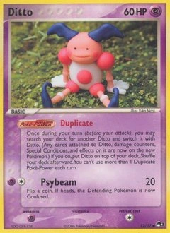 Ditto Pokémon card, number 12
