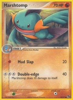 Marshtomp Pokémon card, number 15
