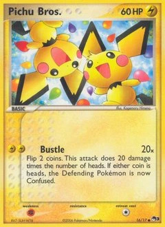 Pichu Bros. Pokémon card, number 16