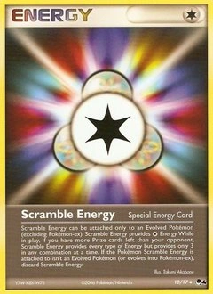 Scramble Energy Pokémon card, number 10