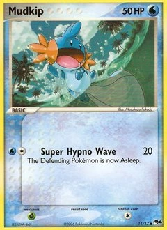 Mudkip Pokémon card, number 11