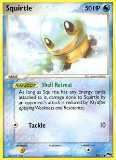 Squirtle Pokémon card, number 14