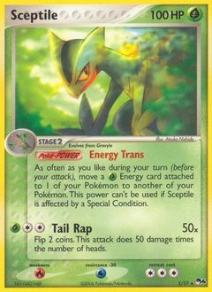 Sceptile Pokémon card, number 5