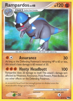 Rampardos Pokémon card, number 5