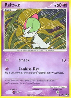 Ralts Pokémon card, number 15