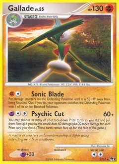 Gallade Pokémon card, number 2
