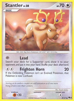 Stantler Pokémon card, number 9