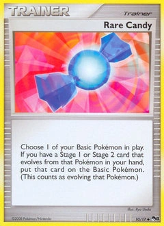 Rare Candy Pokémon card, number 10