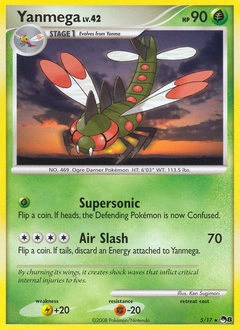 Yanmega Pokémon card, number 5