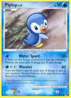Piplup Pokémon card, number 16