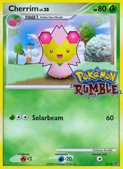 Cherrim Pokémon card, number 2