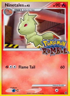 Ninetales Pokémon card, number 3