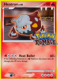 Heatran Pokémon card, number 4