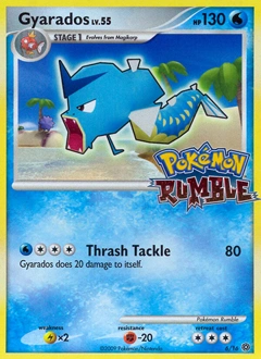 Gyarados Pokémon card, number 6