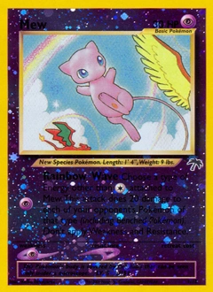 Mew Pokémon card, number 1
