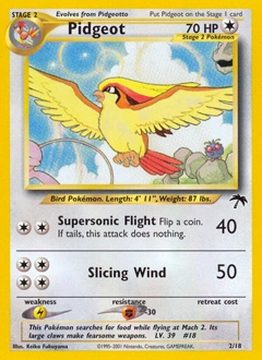 Pidgeot Pokémon card, number 2