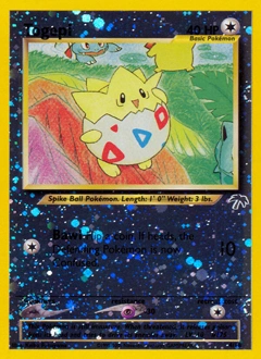 Togepi Pokémon card, number 4