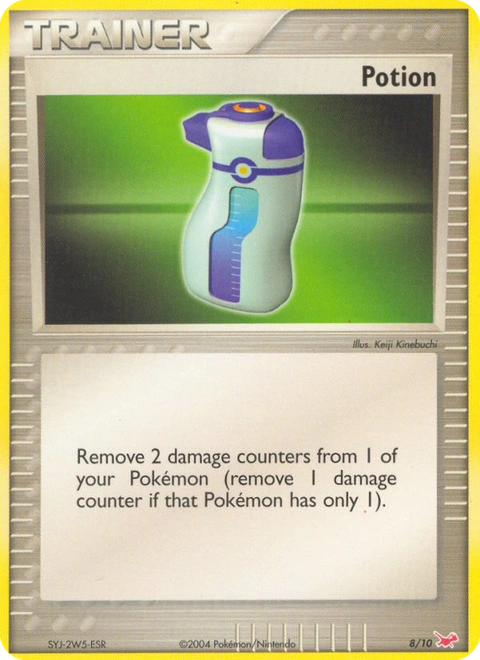 Potion Pokémon card from EX Trainer Kit Latias, number 8 (Standard print)