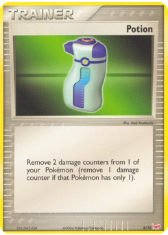 Potion Pokémon card, number 8