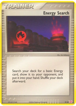 Energy Search Pokémon card, number 9