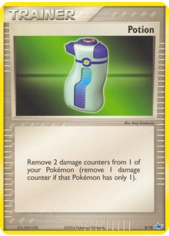 Potion Pokémon card, number 8