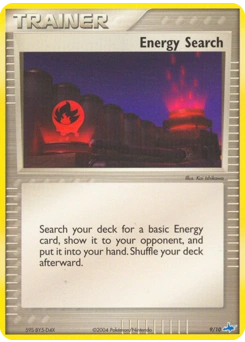 Energy Search Pokémon card, number 9
