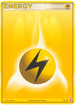Lightning Energy Pokémon card, number 11