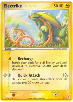 Electrike Pokémon card, number 2