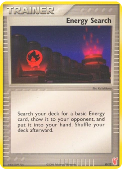 Energy Search Pokémon card, number 8