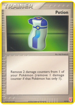 Potion Pokémon card, number 9