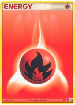 Fire Energy Pokémon card, number 11
