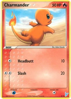 Charmander Pokémon card, number 2