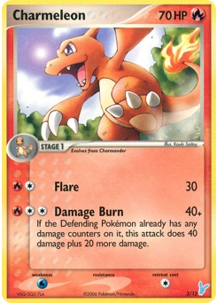 Charmeleon Pokémon card, number 3