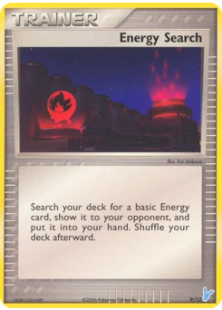 Energy Search Pokémon card, number 9